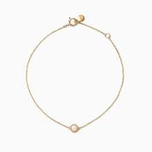 画像をギャラリービューアに読み込む, K10YG milky opal bracelet ミルキーオパール ブレスレット