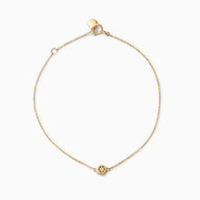 画像をギャラリービューアに読み込む, K10YG blue topaz chain bracelet ブルートパーズ チェーン ブレスレット