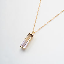 画像をギャラリービューアに読み込む, K10YG ametrine necklace アメトリン ネックレス