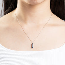 画像をギャラリービューアに読み込む, PT900 blue topaz necklace ブルートパーズ ネックレス