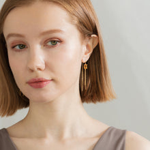 画像をギャラリービューアに読み込む, citrine cullet swing pierced earrings シトリン カレット ピアス イヤリング