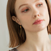 画像をギャラリービューアに読み込む, citrine cullet swing pierced earrings シトリン カレット ピアス イヤリング