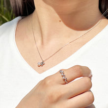 画像をギャラリービューアに読み込む, PT900 AKOYA pearl & diamond ring アコヤパール & ダイヤモンド リング