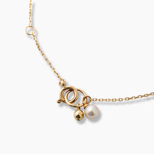 画像をギャラリービューアに読み込む, K10YG AKOYA pearl & diamond bracelet アコヤパール & ダイヤモンド ブレスレット