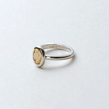 画像をギャラリービューアに読み込む, citrine dew ring シトリン ドゥー リング