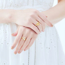 画像をギャラリービューアに読み込む, citrine dew ring シトリン ドゥー リング