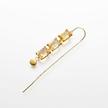 画像をギャラリービューアに読み込む, citrine single pierced earring シリトン シングル ピアス イヤリング