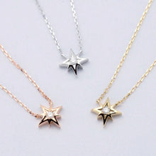 画像をギャラリービューアに読み込む, K10PG diamond necklace ピンクゴールド ダイヤモンド ネックレス