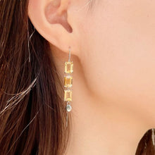 画像をギャラリービューアに読み込む, citrine single pierced earring シリトン シングル ピアス イヤリング