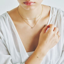 画像をギャラリービューアに読み込む, blue topaz chain ring ブルートパーズ チェーンリング