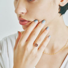 画像をギャラリービューアに読み込む, K10YG ametrine & diamond ring イエローゴールド アメトリン & ダイヤモンド リング