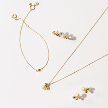 画像をギャラリービューアに読み込む, K10YG AKOYA pearl &amp; diamond ring アコヤパール &amp; ダイヤモンド リング
