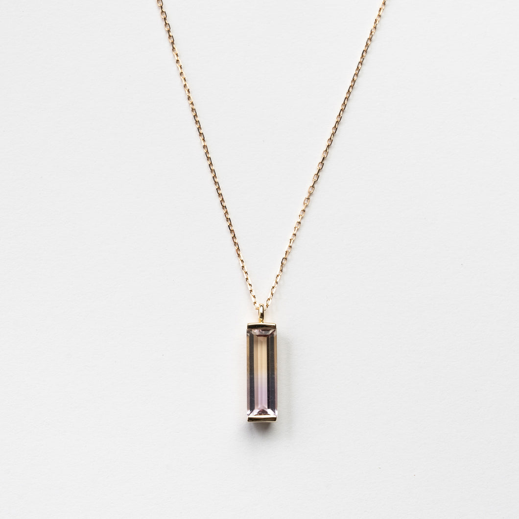 K10YG ametrine necklace アメトリン ネックレス