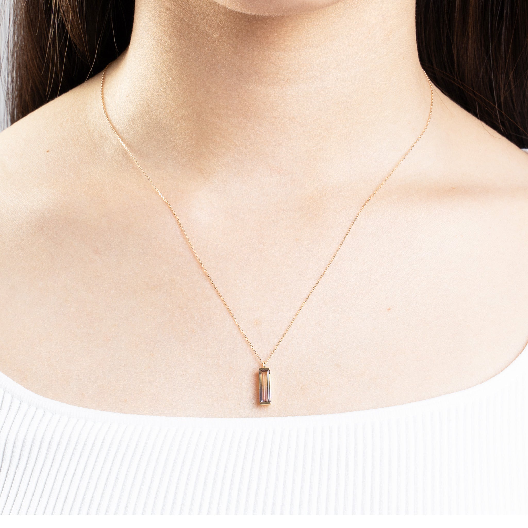 K10YG ametrine necklace アメトリン ネックレス – resol-jewelry