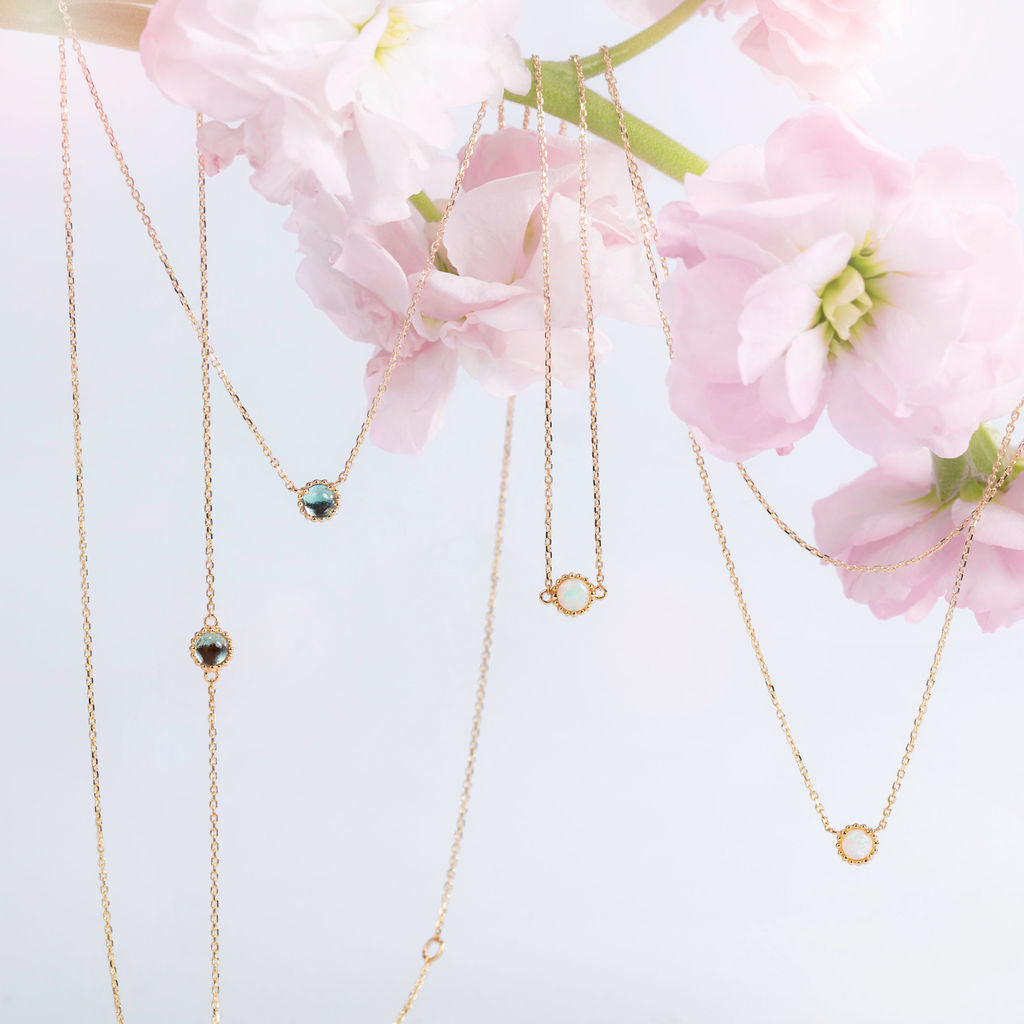 K10YG milky opal bracelet ミルキーオパール ブレスレット – resol