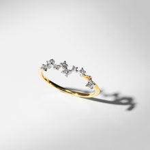 画像をギャラリービューアに読み込む, PT900/K10YG diamond ring ダイヤモンド リング
