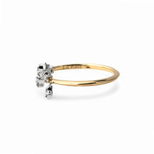 画像をギャラリービューアに読み込む, PT900/K10YG diamond ring ダイヤモンド リング
