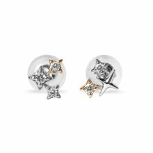 画像をギャラリービューアに読み込む, PT900/K10YG diamond pierced earrings  ダイヤモンド ピアス
