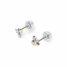 画像をギャラリービューアに読み込む, PT900/K10YG diamond pierced earrings  ダイヤモンド ピアス
