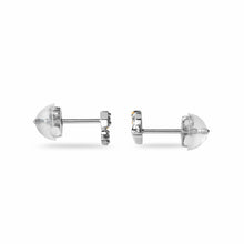 画像をギャラリービューアに読み込む, PT900/K10YG diamond pierced earrings  ダイヤモンド ピアス
