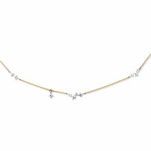 画像をギャラリービューアに読み込む, PT900/K10YG diamond necklace  ダイヤモンド ネックレス
