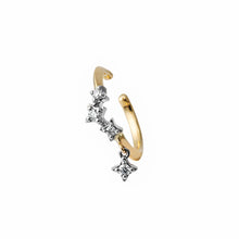 画像をギャラリービューアに読み込む, PT900/K10YG diamond ear cuff ダイヤモンド イヤーカフ
