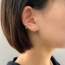 画像をギャラリービューアに読み込む, PT900/K10YG diamond ear cuff ダイヤモンド イヤーカフ
