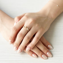 画像をギャラリービューアに読み込む, K10YG AKOYA pearl &amp; diamond ring アコヤパール &amp; ダイヤモンド リング
