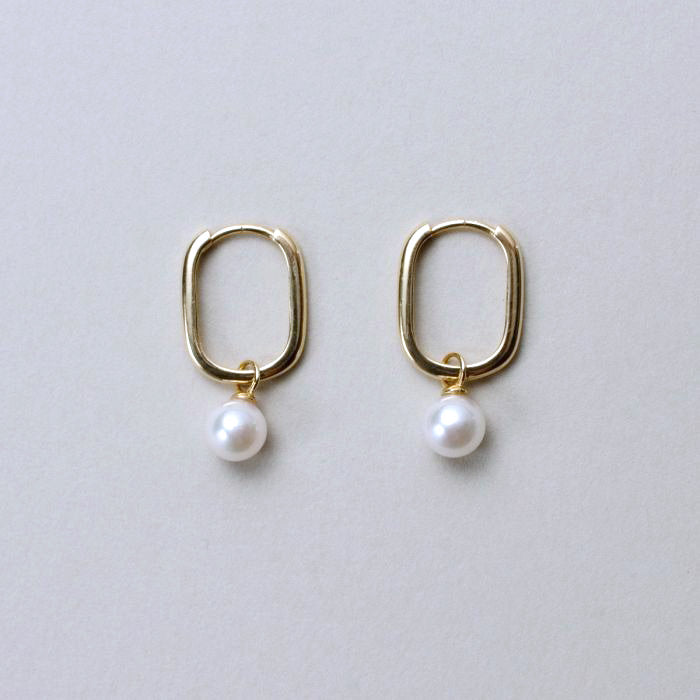 K10YG 2way AKOYA pierced earrings  イエローゴールド アコヤ ピアス イヤリング