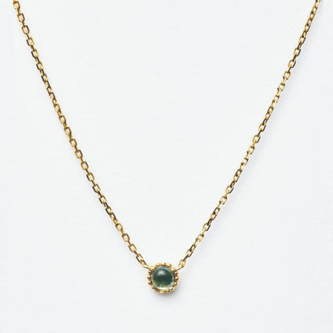blue topaz chain necklace ブルートパーズ チェーンネックレス