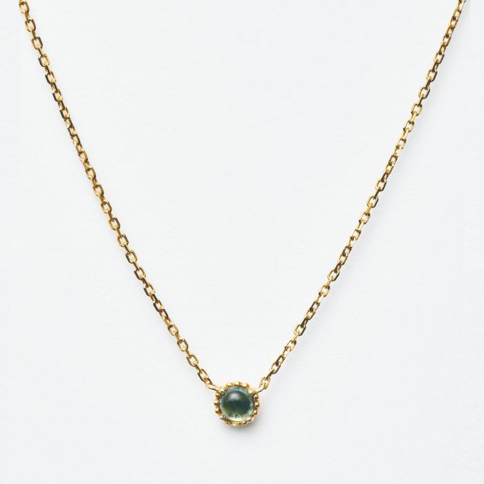blue topaz chain necklace ブルートパーズ チェーンネックレス