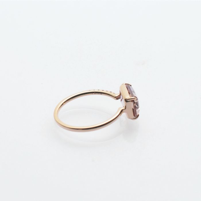 k10YG アメトリンリング　#10 K10YG ametrine & diamond ring イエローゴールド アメトリン